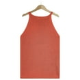 thumbnail image 6 of Lindreshi Tank Tops for Women Fashion Women Casual Solid Sleeveless Hanging Neck Knitted Vest, 6 of 7