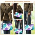 thumbnail image 4 of FORMRS Womens Shoulder Bag with Chain Strap Clutch Purse Cute Tote Handbag, Green Drawing, 4 of 7