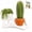 Orange, variant on Funny Planter Pot 9.8", Cute Lazy Guy Head Succulent Planter with Drainage Hole, Resin Plant Pot for Indoor Outdoor Decor