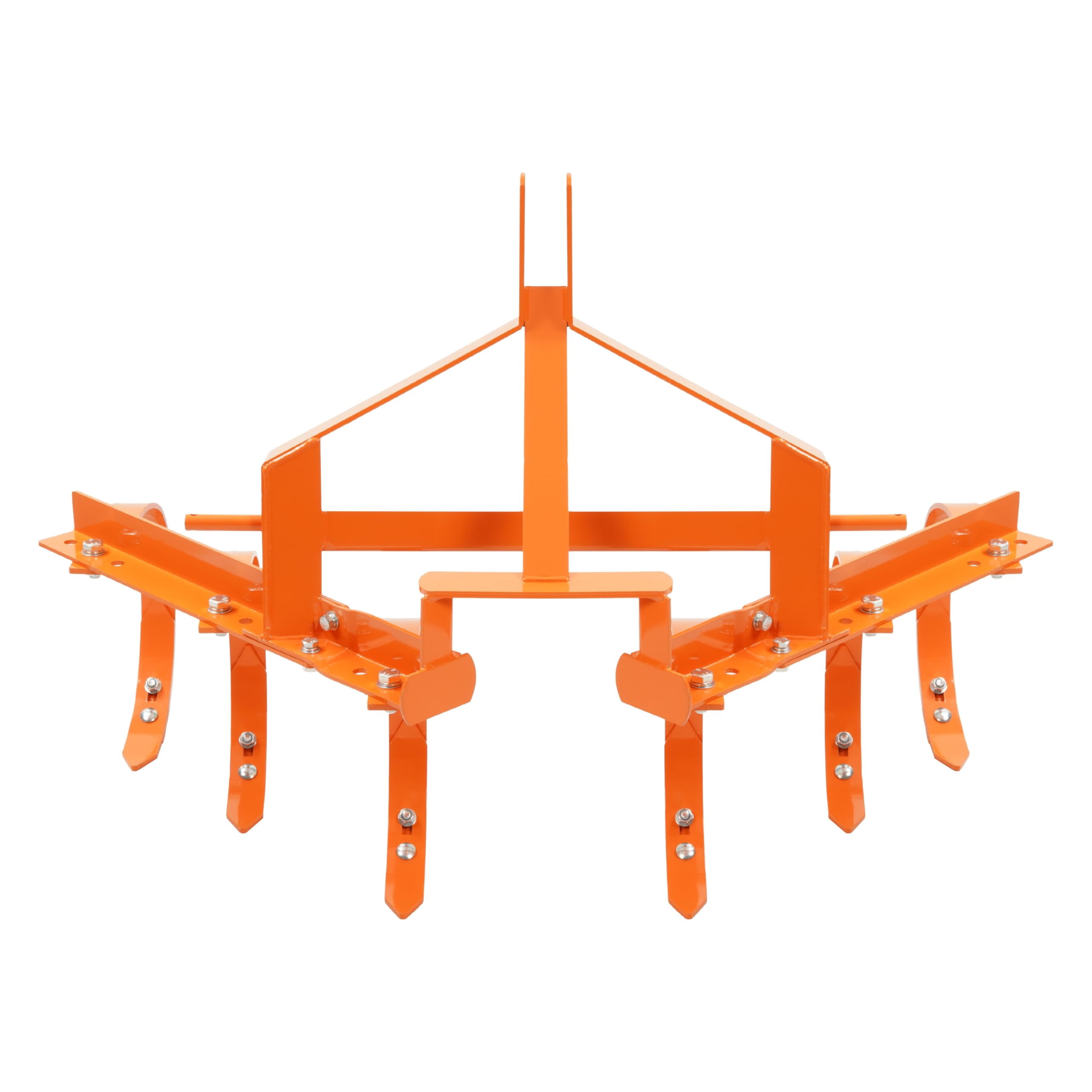 KOJEM 3 Point Cultivator 25-35 HP with 6 Spring Steel Shanks Heavy Duty Tractor Cultivator Steel Powder Coated