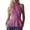 .Purple, variant on Womens Halter Tank Top Cotton Linen Ruffle Layered Peplum Blouses Button Down V Neck Backless Sleeveless Going Out Shirt Watermelon Red S