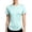 Green, variant on Ladies Tops and Blouses Slim Sheer Cutout Solid Color Short Sleeve Yoga Gym Beach Essentials for Women,White,L