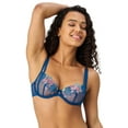 thumbnail image 5 of Adored by Adore Me Women’s Jamilla Unlined Underwire Mesh Embroidery Bra, Sizes up 40DD, 5 of 8