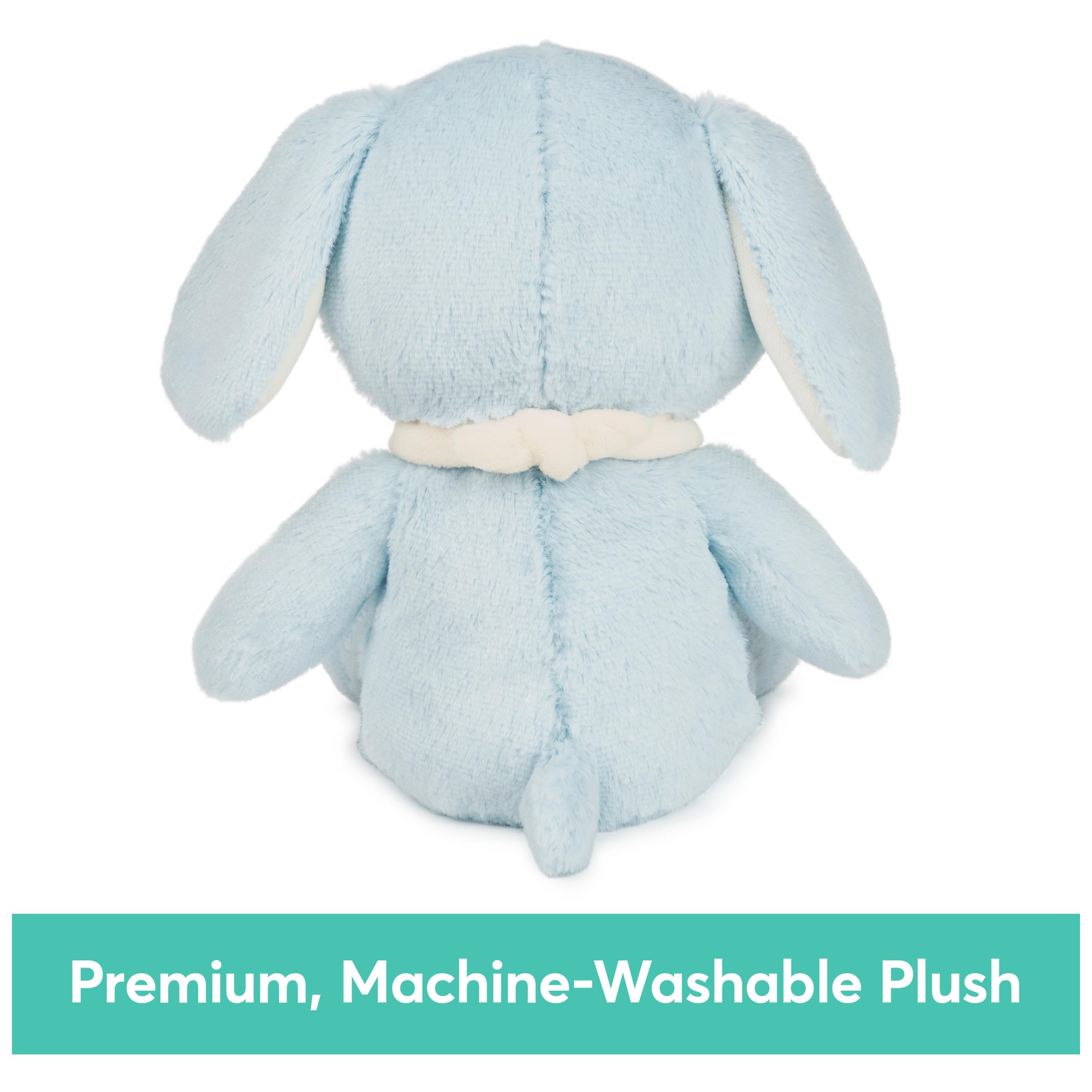 GUND Baby Sustainable Puppy Plush, Stuffed Animal Made from Recycled Materials, Spring Decor, Easter Gift for Babies and Newborns, Blue/Cream, 13