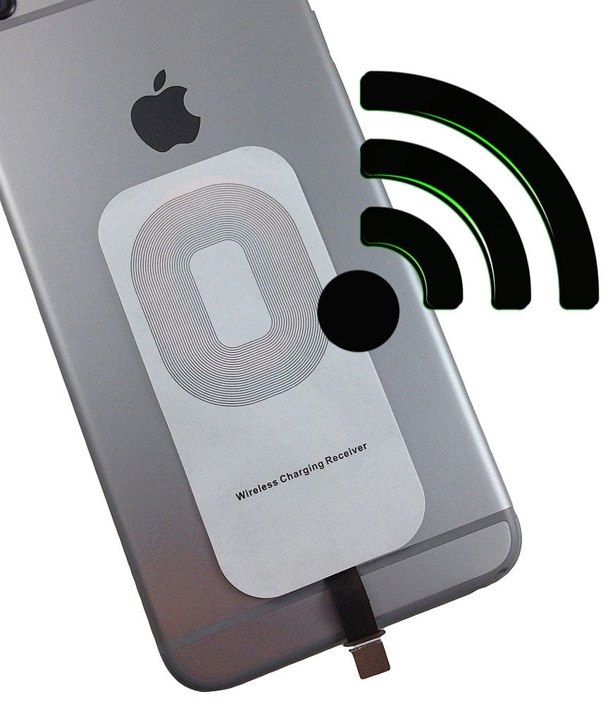 Wireless Charger Receiver Qi Adapter Sticker For Apple Iphone 5 5s 5c Se 6 6s 7 Plus Walmart Com Walmart Com