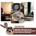 thumbnail image 4 of Bamboohart Mini Kettle with Wooden Handle  Food Grade Stainless Steel Wide Mouth Fast to Boil  Cool Touch Handle Small Tea Water Coffee Kettle for Pour Over  Drip Coffee Maker  Teapot, 4 of 6
