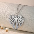 thumbnail image 2 of Personalized Custom Multi Name Family Necklace Stainless Steel Chain Eternal Heart Love Pendant Choker Mother Friend Gift, 2 of 3