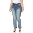thumbnail image 2 of WallFlower Women's Instastretch Luscious Curvy Bootcut Jeans, Basil, 11 Short, 2 of 9