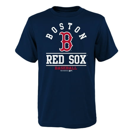 - Youth Navy Boston Red Sox Arch T-Shirt