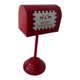 thumbnail image 5 of Buzón navideño con soporte para periódicos, de hierro, decorativo, de gran capacidad, para porche, oficina, exterior, casa y patio., 5 of 9