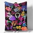 thumbnail image 2 of Manta de forro polar Blanket NukunSKF Music Note, 152 x 127 cm, 2 of 6