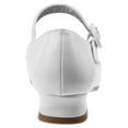 thumbnail image 5 of Josmo Little Girls Low Heel Mary Jane Dress Shoes, White Patent, 1, 5 of 7