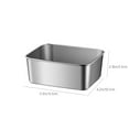 thumbnail image 2 of Inerposs Stainless Steel Food Storage Box, Refrigerator Organizer, Versatile Steaming Tray, Baking Fish, BBQ Storage Solutions, 2 of 7