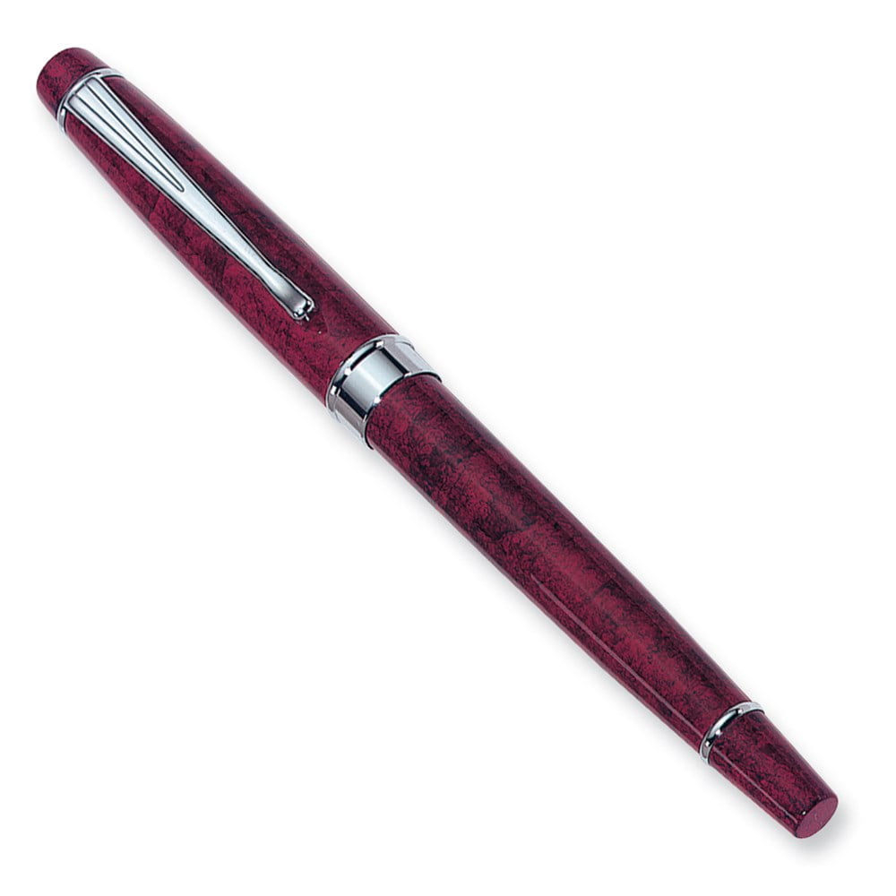 Charles Hubert Red Marbleized Rollerball Pen
