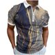 thumbnail image 1 of Camisetas de Manga Larga para Hombres Casual Impreso Girar Abajo Cuello Cremallera Camiseta, Ligera Blusa de Algodón de Imitación para el Hogar, Diario Y Cuatro Estaciones de Uso, 1 of 5