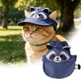 thumbnail image 5 of Tong Sun Hat With Ear Holes For Cats Adjustable Breathable Cute Summer, 5 of 5