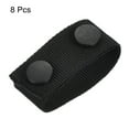 thumbnail image 3 of Unique Bargains Belt Keeper, Nylon Webbing Loop Holder with Double Snaps for 22' Wide Belt Security Fixing, Black 8 Pack, 3 of 6