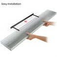 thumbnail image 4 of Ballucci 48" Floating Shelf, Wood Wall Mount Shelf with Invisible Bracket, 8" Deep, Gray Oak, 4 of 8