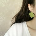 thumbnail image 4 of HOOUN Fashion Women Jewelry Simple Acrylic Earrings Stud Frosted Earrings Hooks-Yellow, 4 of 9