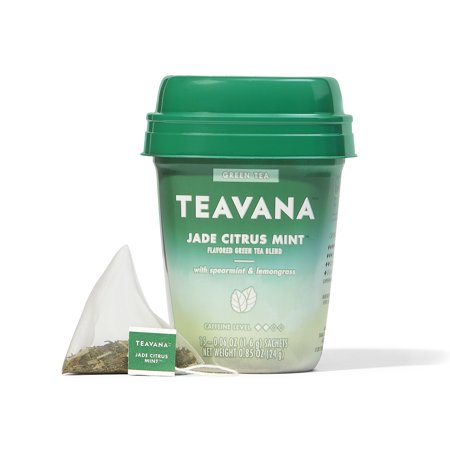 Teavana Jade Citrus Mint Flavored Green Tea Blend, Tea Bags, 15 (Best Teavana Tea For Weight Loss)