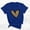 Blue, variant on Leopard Print Heart T-Shirt for Womens Short Sleeve Crew Neck Tee Fashion Valentine's Day Shirts Petite Tops