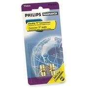 Philips Magnavox Double "F" (Feed-thru) Connectors