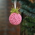 thumbnail image 6 of Suncoda 3Pcs Christmas Balls Ornaments Set, Extra Large Christmas Shatterproof Ball with Strings - Strawberry Shape Christmas Decorations for Xmas Tree, Holiday, Wedding, Party, 6 of 6