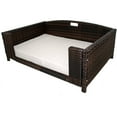 thumbnail image 6 of Iconic Pet Rectangular Elevated Rattan/ Wicker Pet Furniture for Dogs / Cats, 6 of 8