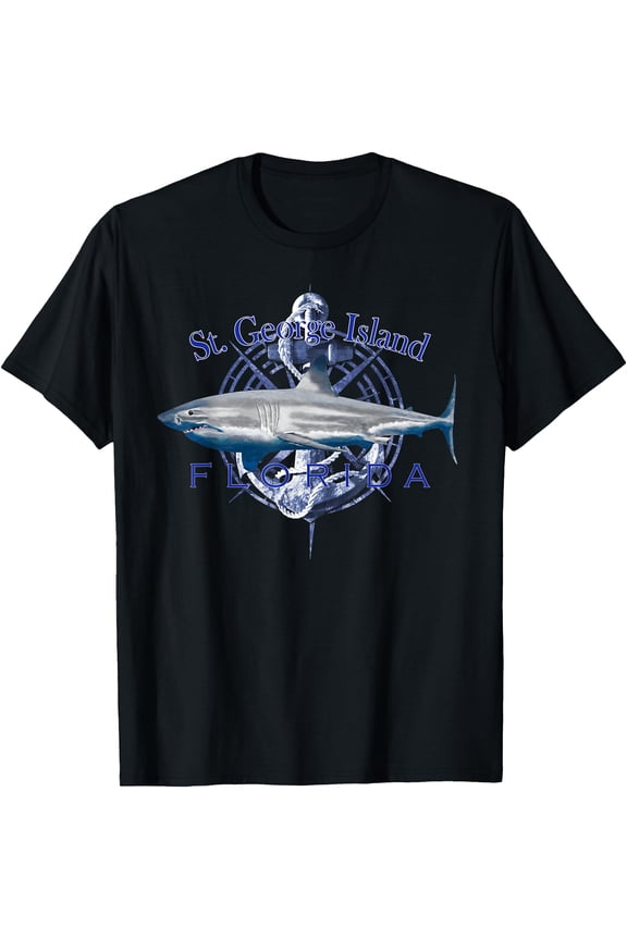 St. George Island Florida Nautical Sailing Boating T-Shirt
