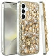 thumbnail image 3 of Gold Panda Floral Diamond Case for Samsung S25 Plus/S24 Plus, 3 of 3