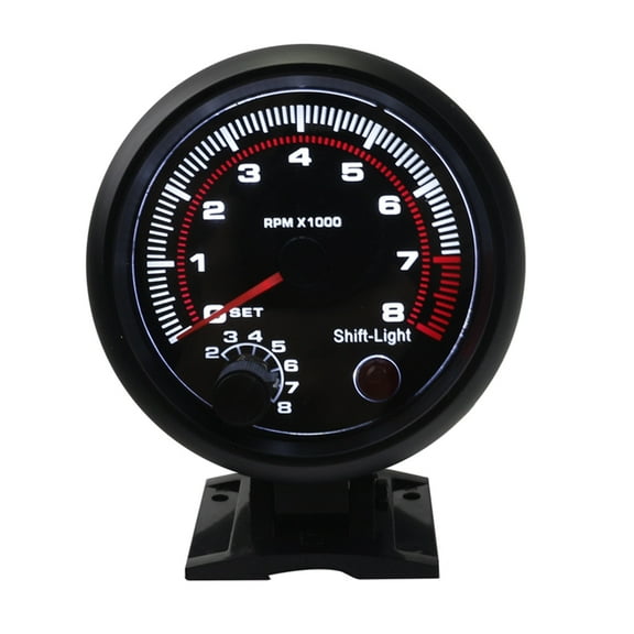 RPM Gauge for 4/6/8 Cylinder Gasolines Vehicles Tachometer with Light