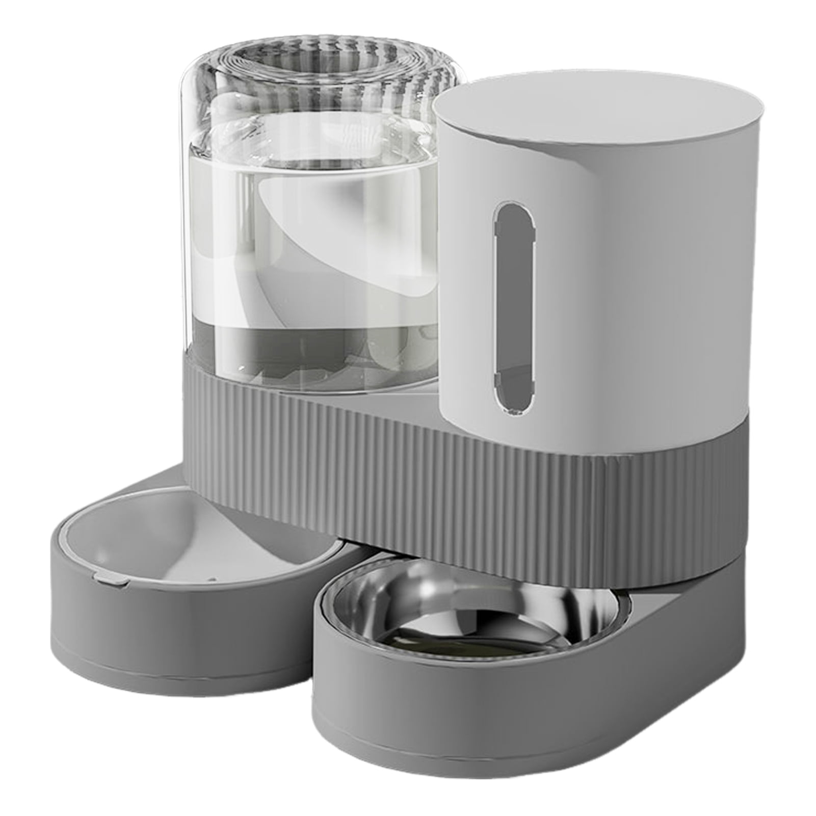 YIFAEUX Automatic Pet Feeder 2.4L Dog Food Feeder 2.6L Water Dispenser Travel Auto Cat Feeder Bowl for Small Dogs Cats Rabbits