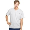 Mens Jersey V-Neck T-Shirt L White