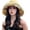 Xinm001-yellow, variant on Women Summer Sun Hat Wide Brim Wired Edge Floral Beach Bucket Hats Reversible Foldable Travel UV Protection Lady Hat