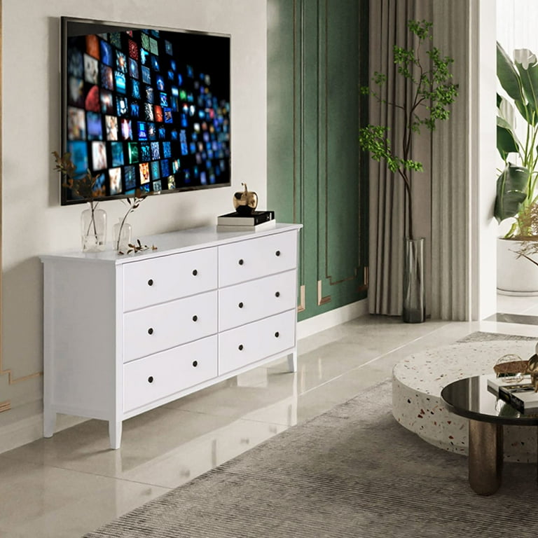 White dresser 55 inches wide deals