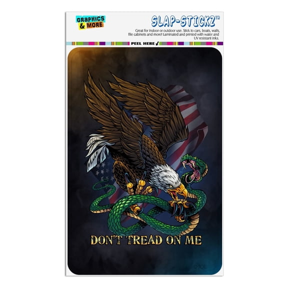 Don't Tread On Me Eagle Snake Home Business Office Sign