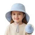 thumbnail image 4 of Vrotazzy Sun Kids Fisherman Hat with Wide Brim UPF 50+ Lightweight Adjustable Summer Outdoor Beach Play Cap for Children,Sizes 1-3 Years, 4 of 4