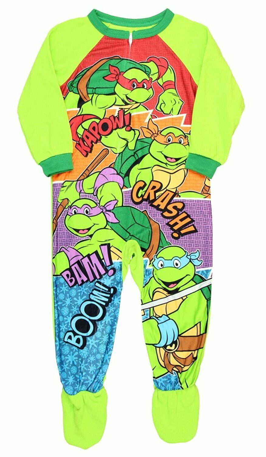 Teenage Mutant Ninja Turtles Boy Sleeper Blanket Pajama Size S 6/7