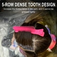 thumbnail image 6 of Hair Clips for Styling Sectioning, Grip Styling Hair Parting Combs Clips for Salon Home Hair Cutting Coloring Foiling Placing Extensions, 6 of 6