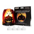 thumbnail image 3 of Modgy Luminary Lanterns 4-Pack - Floating LED Candles with Batteries Included - Luminaries are Great for Weddings, Parties, Patios & Celebrations of All Kinds (Jacko), 3 of 4