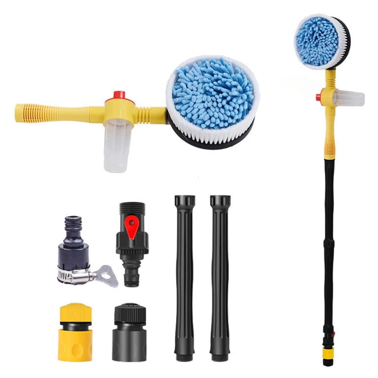 Automatic Rotating Car Wash Brush Kit 360° Rotating High Pressure Washer Mop - Walmart.com
