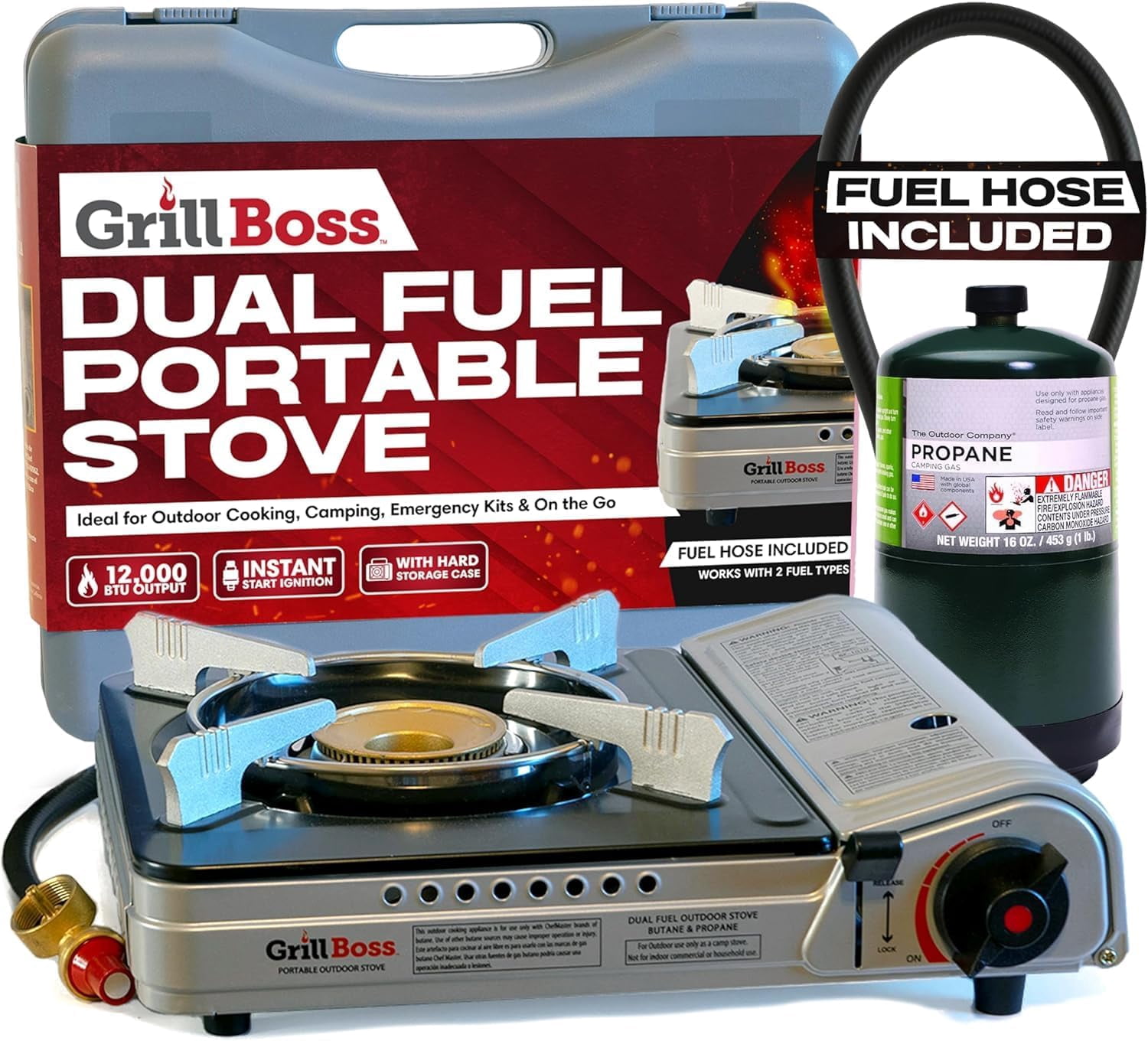 バーベキュー・調理用品 Coleman Powerhouse Dual Fuel Stove Coleman Guide Series Powerhouse Dual Fuel Gas Camping Stove, 2