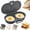 Black 1 Pc, variant on Vallivelle Microwave 2‑Egg Poacher - Dual-Cavity Non-Stick Microwave Egg Cooker with Lid & Handle - Compact Breakfast Egg Maker for Sandwiches, Toast, Salads & Meal Prep