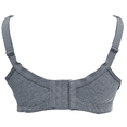 thumbnail image 3 of BIMEI Women's Mastectomy Bra Lace Plus Size Full Coverage Non Padded Comfort Cotton Wirefree Bra with Pocket,Grey,46E, 3 of 7