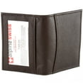 thumbnail image 3 of Alpine Swiss Thin Front Pocket Wallet Business Card Case 2 ID Window 6 Card Slot, 3 of 7