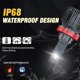 thumbnail image 3 of HOOFUN Bombillas para Faros Delanteros / H8 H9 H11 / 6000K Faro LED Blanco Frío / IP68 Impermeable / 140W 26000 Lúmenes Extremadamente Brillante / Ventilador de Refrigeración Inteligente / Plug-and-Play, Paquete de 2, 3 of 7