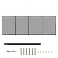 thumbnail image 2 of SPECSTAR Pool Fence 4FT x 12FT, 320GSM Teslin Mesh Removable Child Safety Pool Fence with Stainless Steel Tubes for Backyard Garden Pool, 2 of 8
