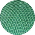 thumbnail image 1 of Ahgly Company Machine Washable Indoor Round Transitional Sea Green Area Rugs, 8' Round, 1 of 7