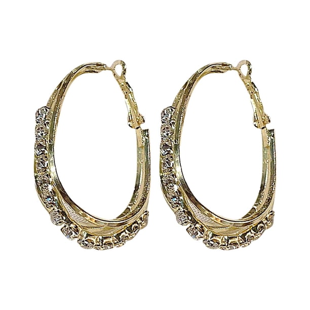 Pendientes de aro con circonitas delicadas para mujer y niña, joyería de moda, regalo de San Valentín para mujer, pendientes.