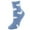 Blue, variant on CTM Hearts Soft and Cozy Lounge Socks by Wootie (1 Pair) (Women)